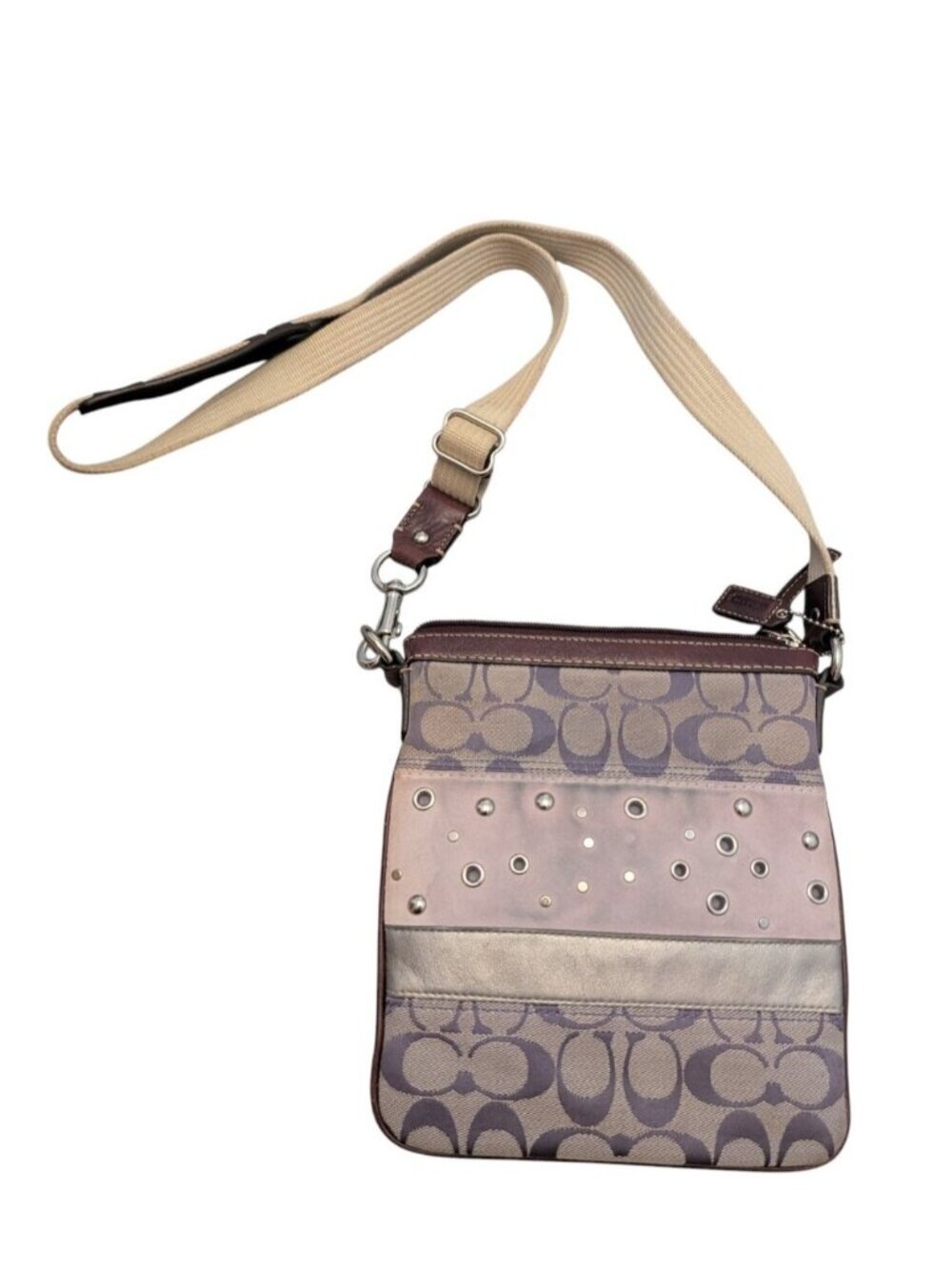 Coach Signature Crossbody Patchwork Bag Y2K